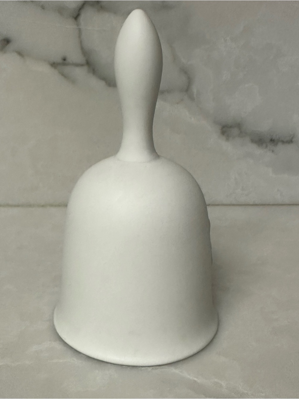 vintage bisque porcelain hummingbird dinner bell - Picture 2 of 6